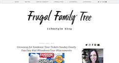 Desktop Screenshot of frugalfamilytree.com